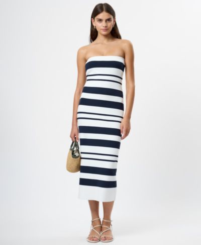 French Connection Women's Strapless Pull-On Bodycon Dress