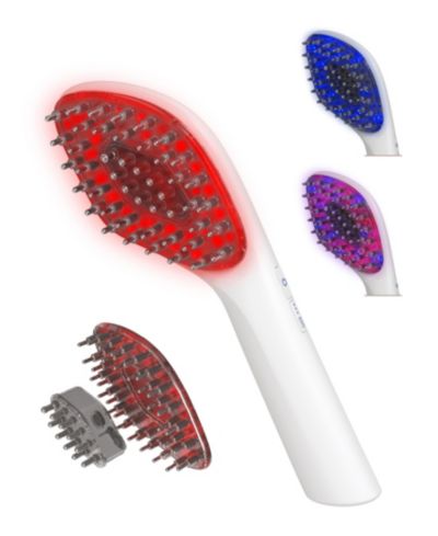 Tzumi Red Light Rechargeable Dry Paddle Brush