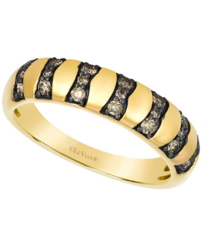 Le Vian Кольцо с шоколадным бриллиантом (0.30 ct. t.w.) в 14k Honey Gold