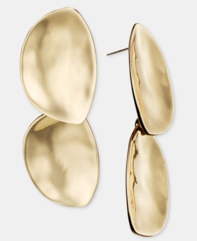 Серьги I.N.C. International Concepts Sculptural Oval Statement