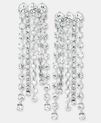 I.N.C. International Concepts серьги Crystal Shower Chandelier