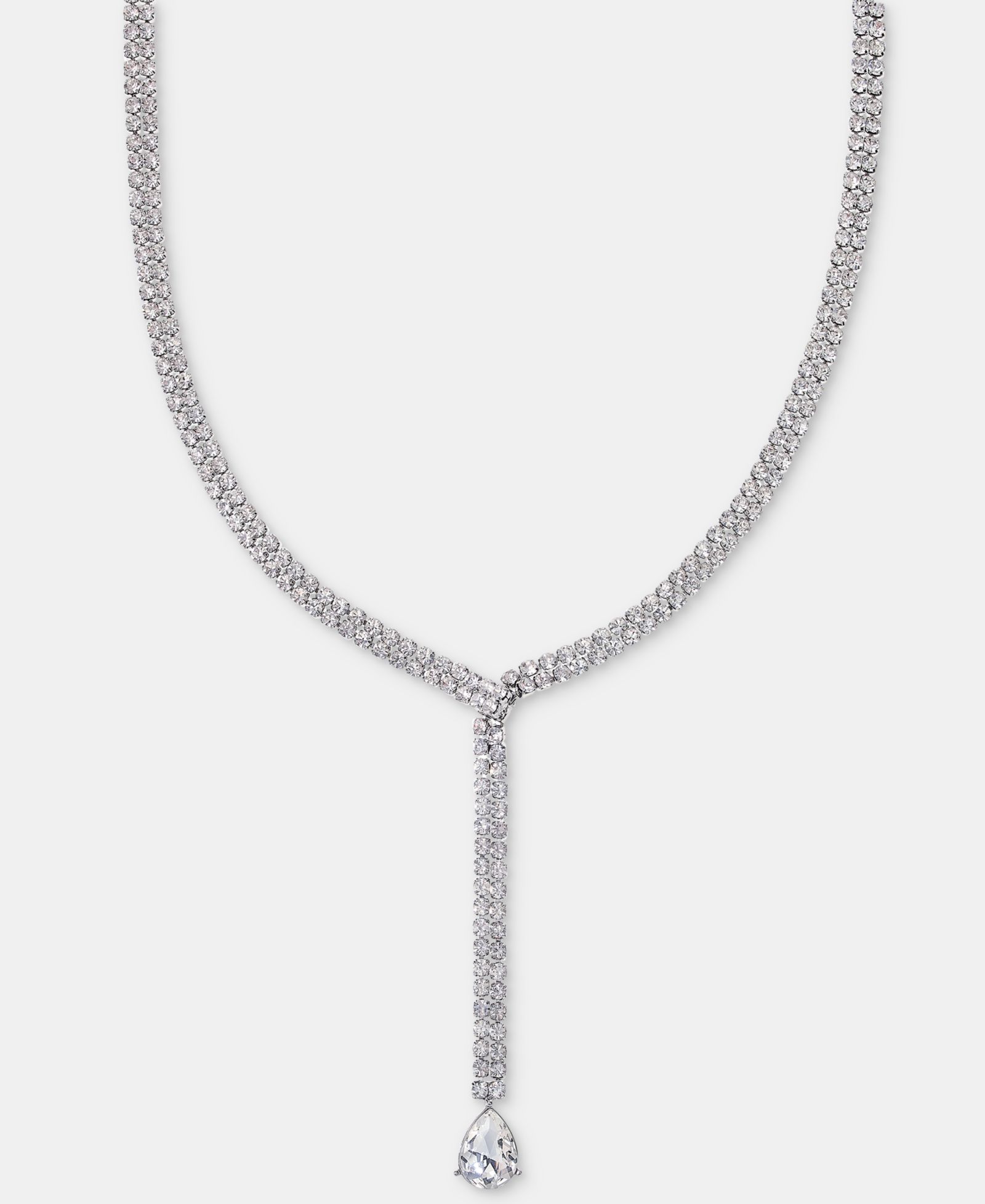 Ожерелье I.N.C. International Concepts Crystal Lariat, 16-1/2" + 3" extender