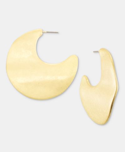 Style & Co Серьги-кольца Half-Disc, 1.68"