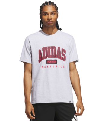adidas Мужская футболка с графикой NBA Basketball Collegiate