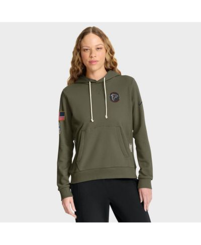 Nike Women's Olive Atlanta Falcons 2025 Salute to Service Sideline Standard Issue Dri-FIT Hoodie