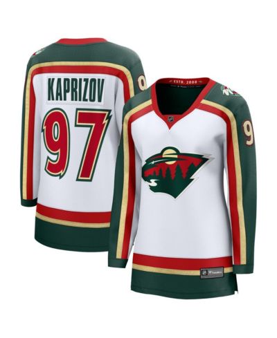 Fanatics Women's Kirill Kaprizov White Minnesota Wild 25th Anniversary Breakaway Player Jersey