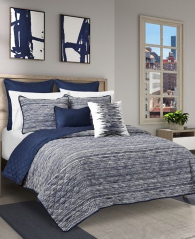 Комплект из 2 шт. Royal Court Dalton Sleek Stripe Quilt, Twin/Twin XL