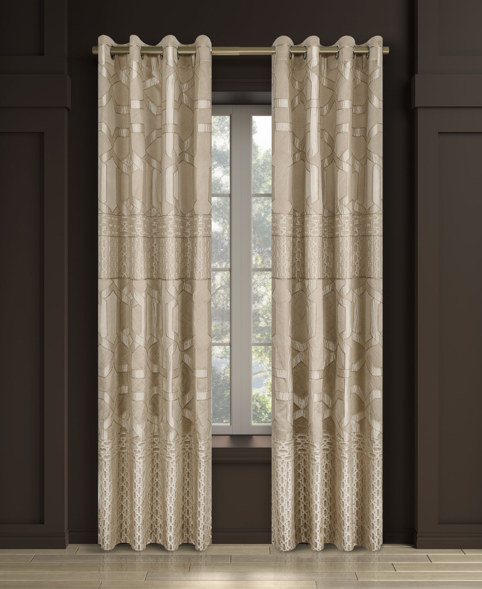 Royal Court Olympus Grommet Panel Pair, 50" x 84"