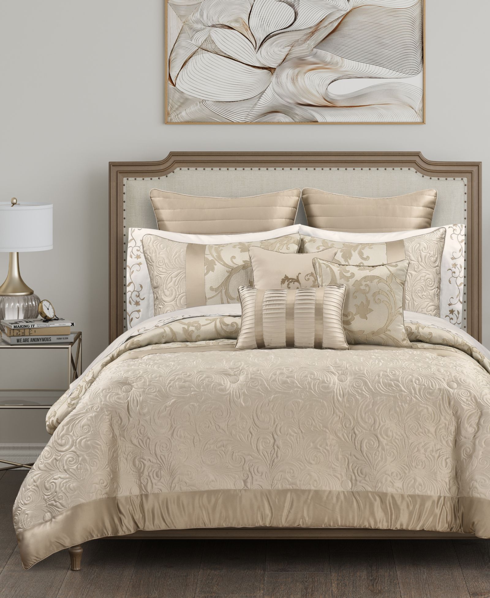 Royal Court Spectra Jacquard 3-Pc. Comforter Set, King/California King