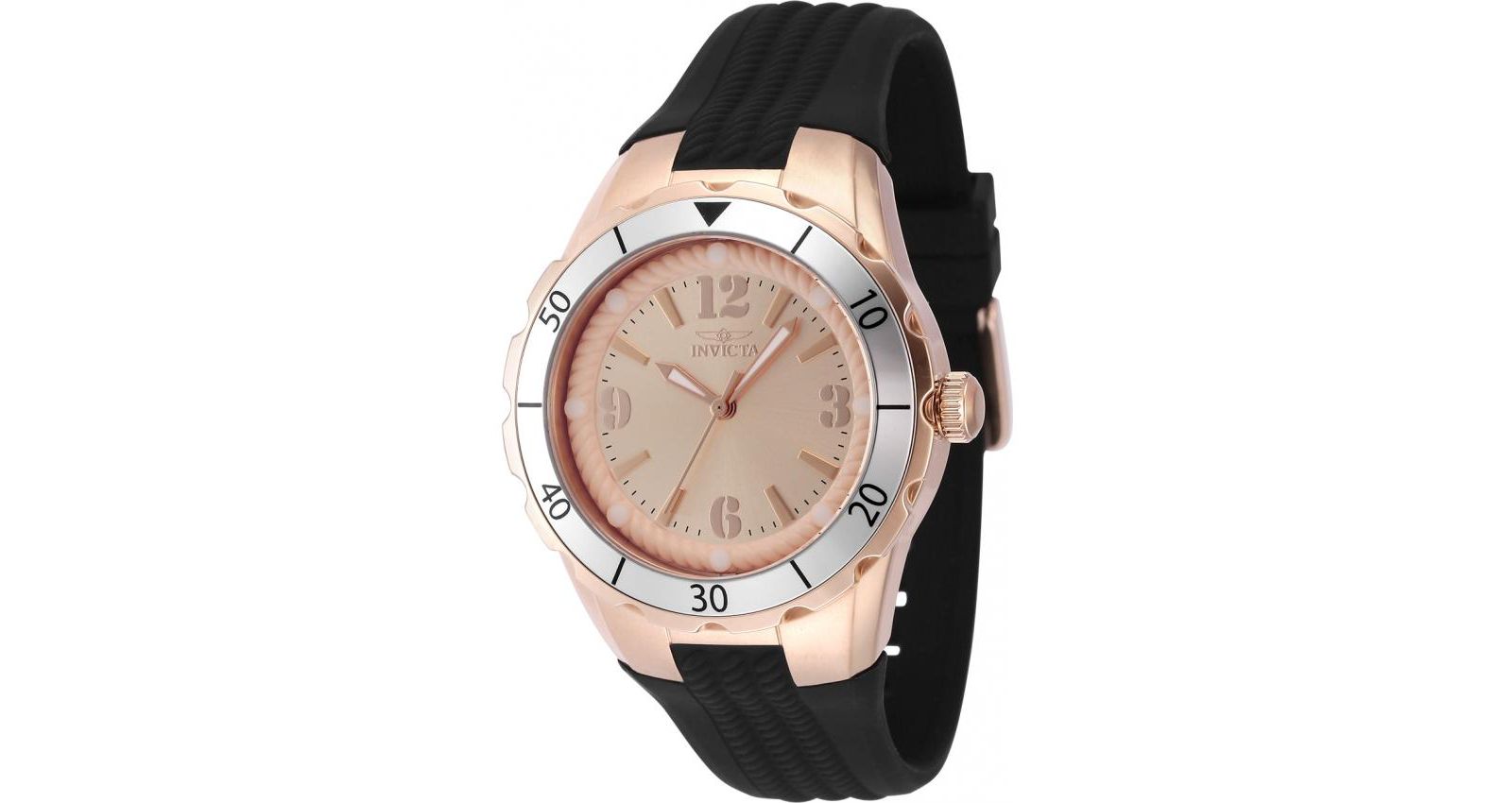 Invicta Women's 48854 Angel Quartz PC21 Rose Gold Dial Watch