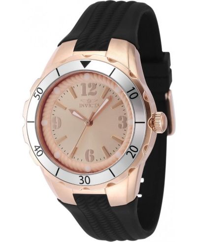 Invicta Women's 48854 Angel Quartz PC21 Rose Gold Dial Watch