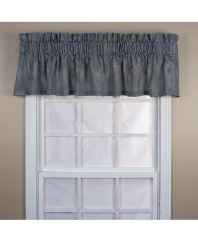 Ellis Curtain Logan Check High Quality Water Proof Room Darkening Blackout Tailored Window Valance