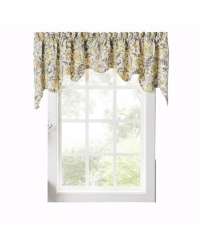 Ellis Curtain занавеска Regency Swag Shaped 3" Rod Pocket Window Valance