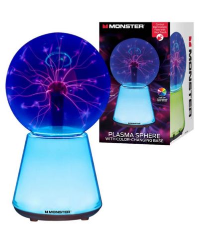 MONSTER CABLE 5.5" Multicolor Base Electrostatic Flow Plasma Sphere