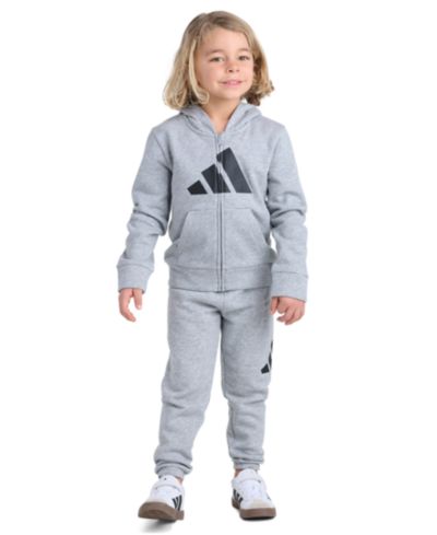 Детский комплект adidas из куртки на молнии и джоггеров, 2 части, 2T-7