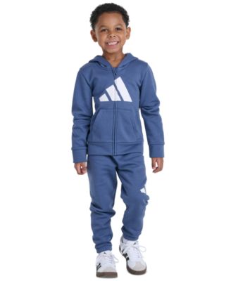 Детский комплект из куртки на молнии и брюк adidas 2T-7