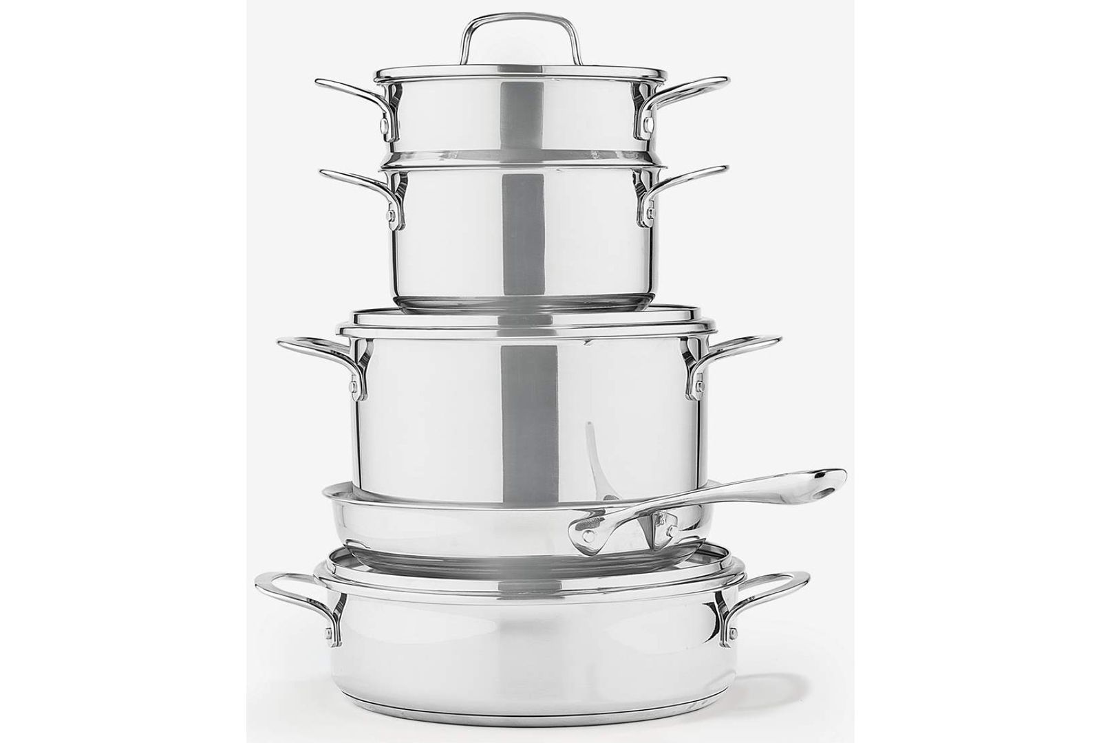 The Cellar Stainless Steel 8-Piece Cookware Set, Macy's Exclusive