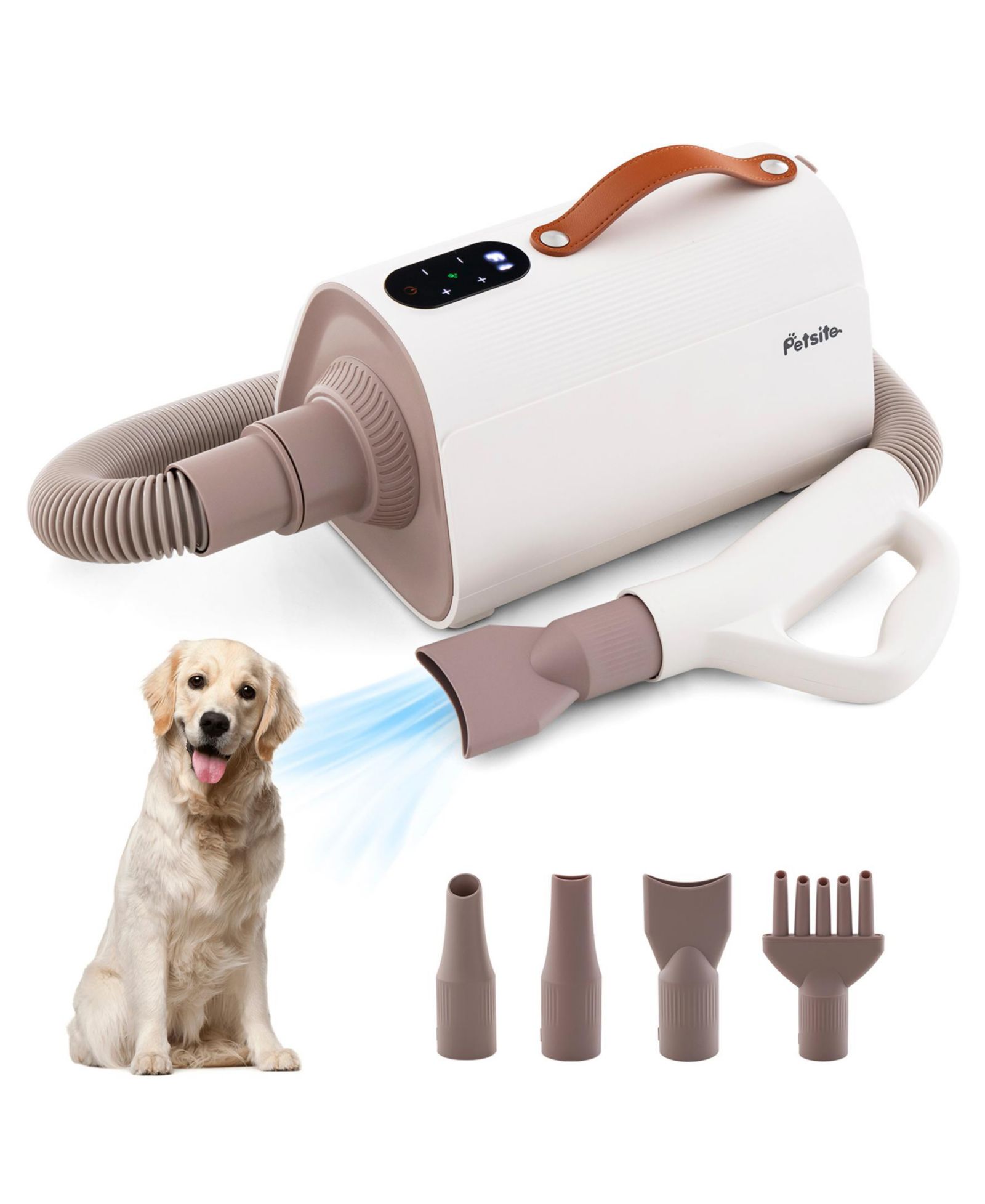 SUGIFT Dog Cat Hair Blower with Negative Ion Function and Adjustable Temperature