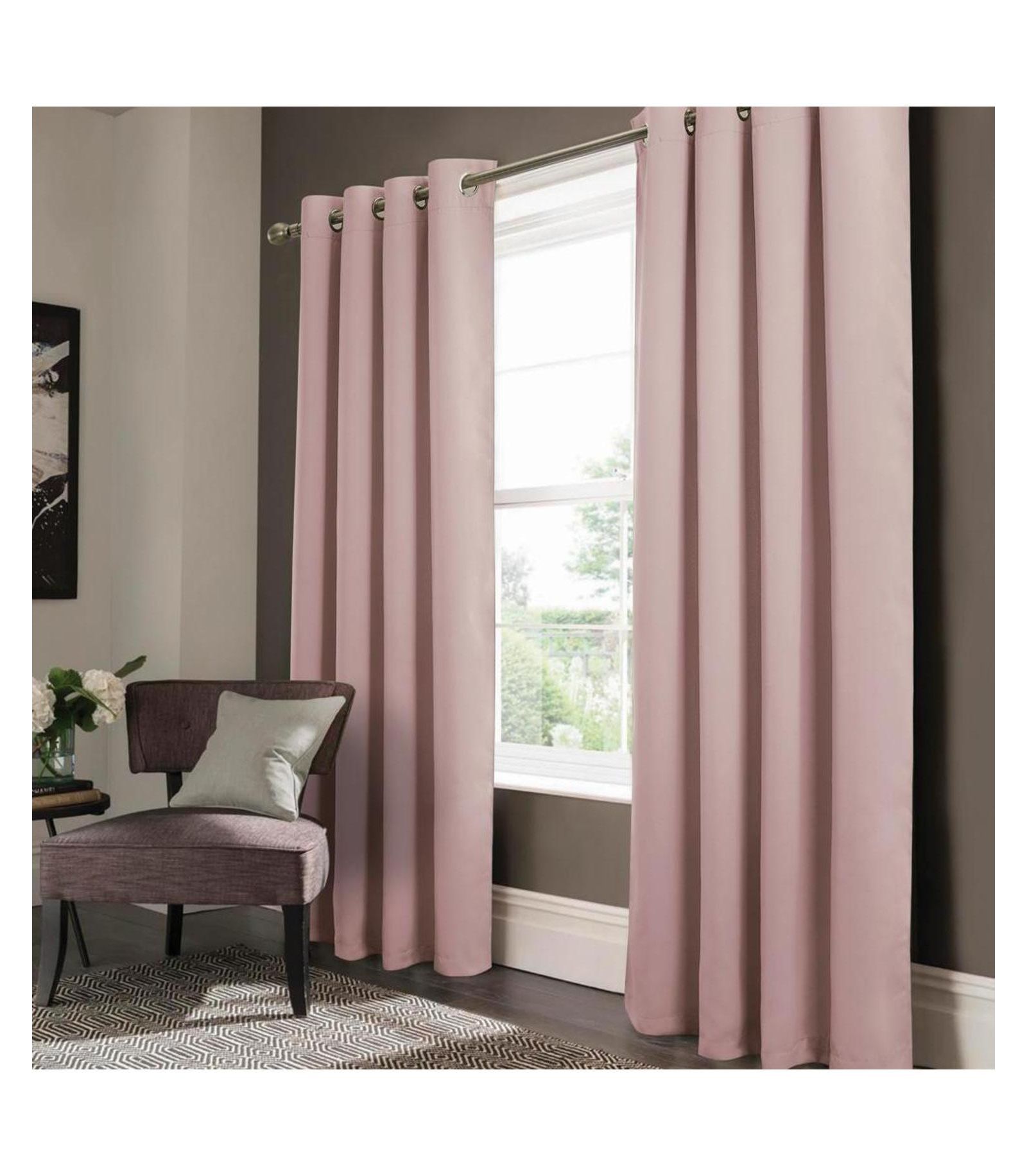 Olivia Gray Anchorage Blackout Grommet Single Curtan Panel