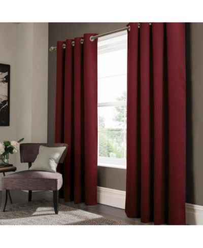 Olivia Gray портьера Olivia Gray Anchorage Blackout Cabernet, 54x90"