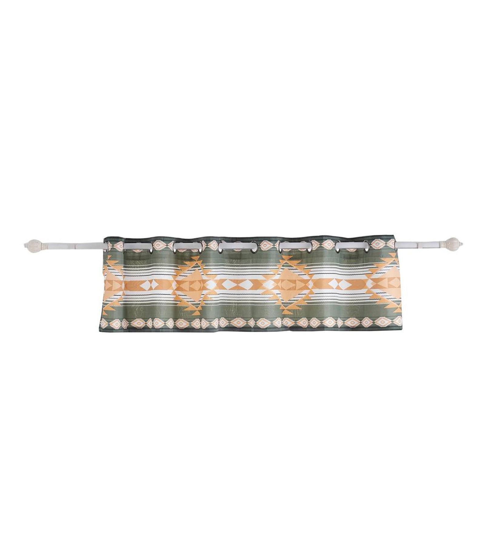 Greenland Home Fashions Zuma Window Valance - 84x16", Cactus