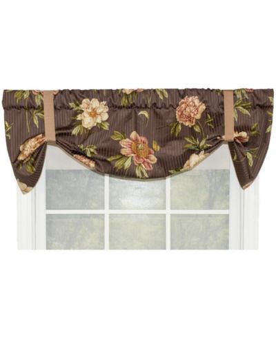 RLF Home Blossom Style Suspender 3" Rod Pocket Valance 50" x 16"