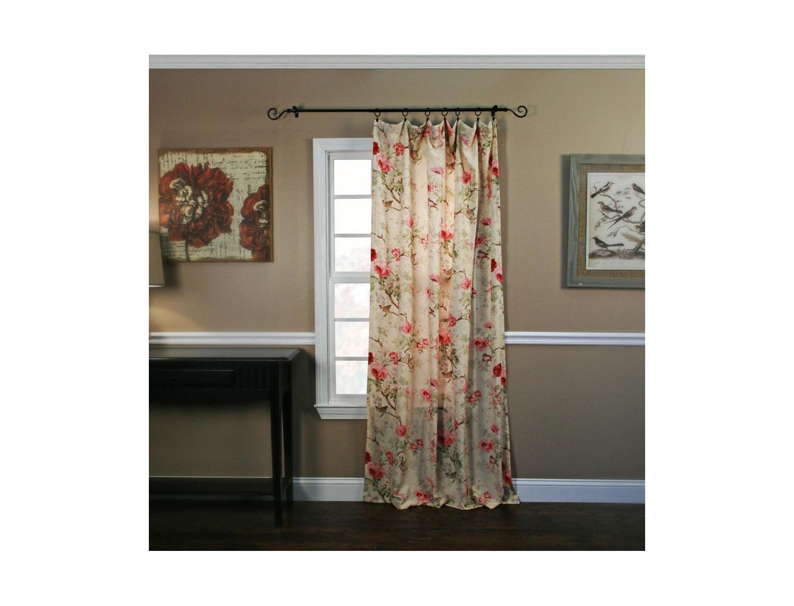 Штора Ellis Curtain Balmoral с цветочным принтом