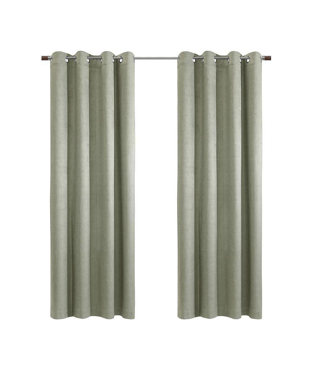 Thermaplus Paris 100% Blackout Window Treatment Grommet Curtain Panel for Bedroom Livingroom Taupe