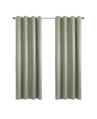 Thermaplus Paris 100% Blackout Window Treatment Grommet Curtain Panel for Bedroom Livingroom Taupe
