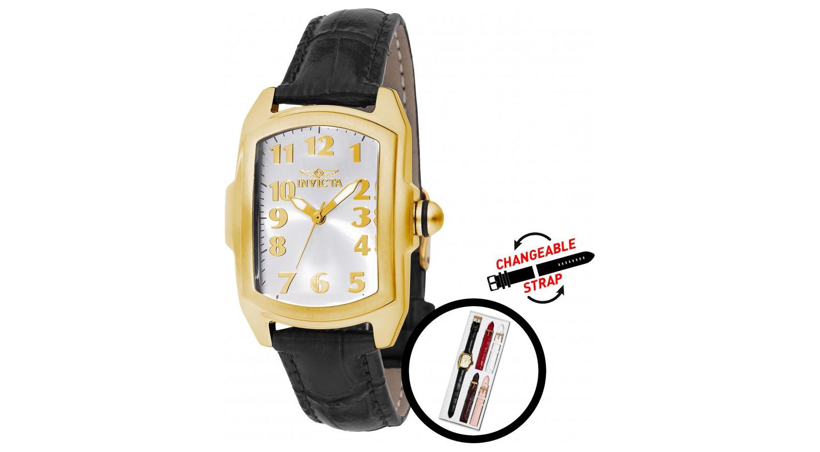Invicta Женские часы Lupah Quartz Silver Dial 49816 PC21J