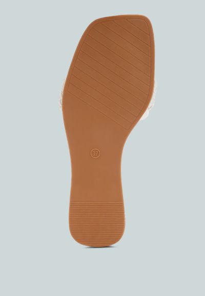 London Rag Women's Hazbin Diamante Flat