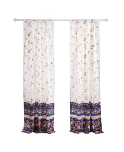 Парные оконные панели Greenland Home Fashions Marsha, синие, 42x84"