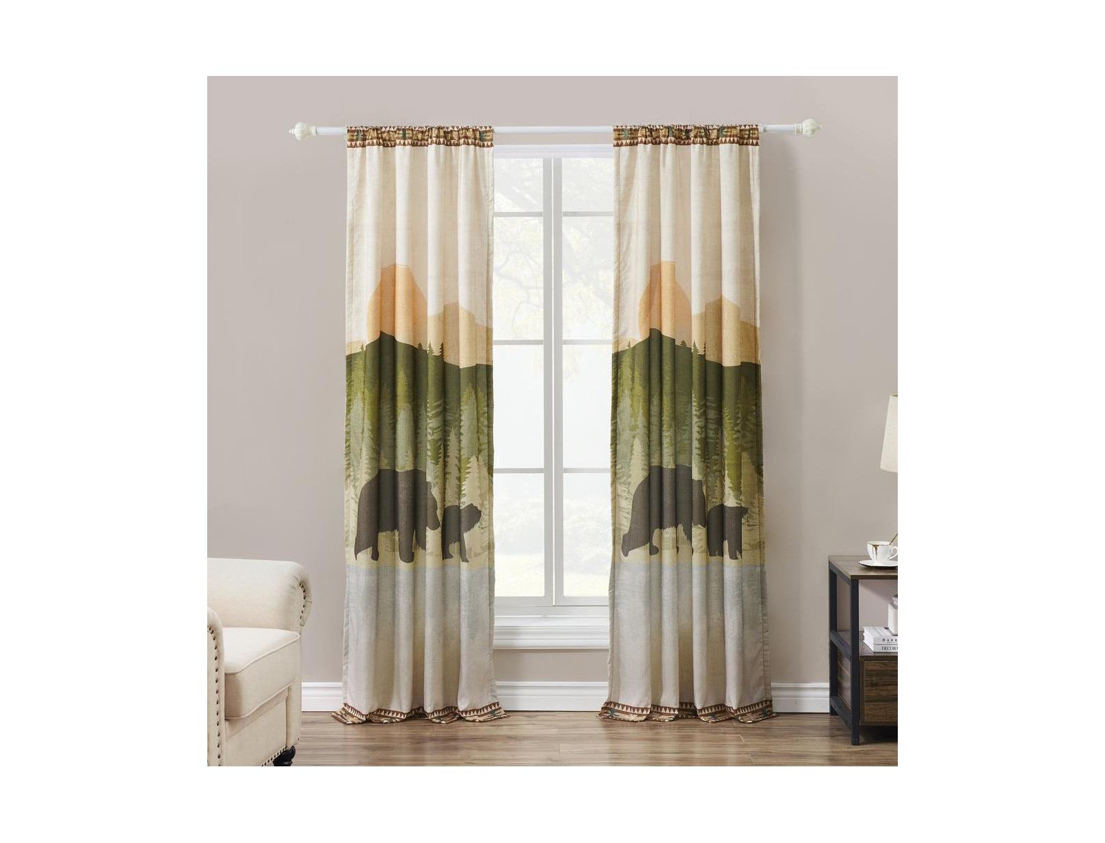 Greenland Home Fashions Парные шторы By The Lake