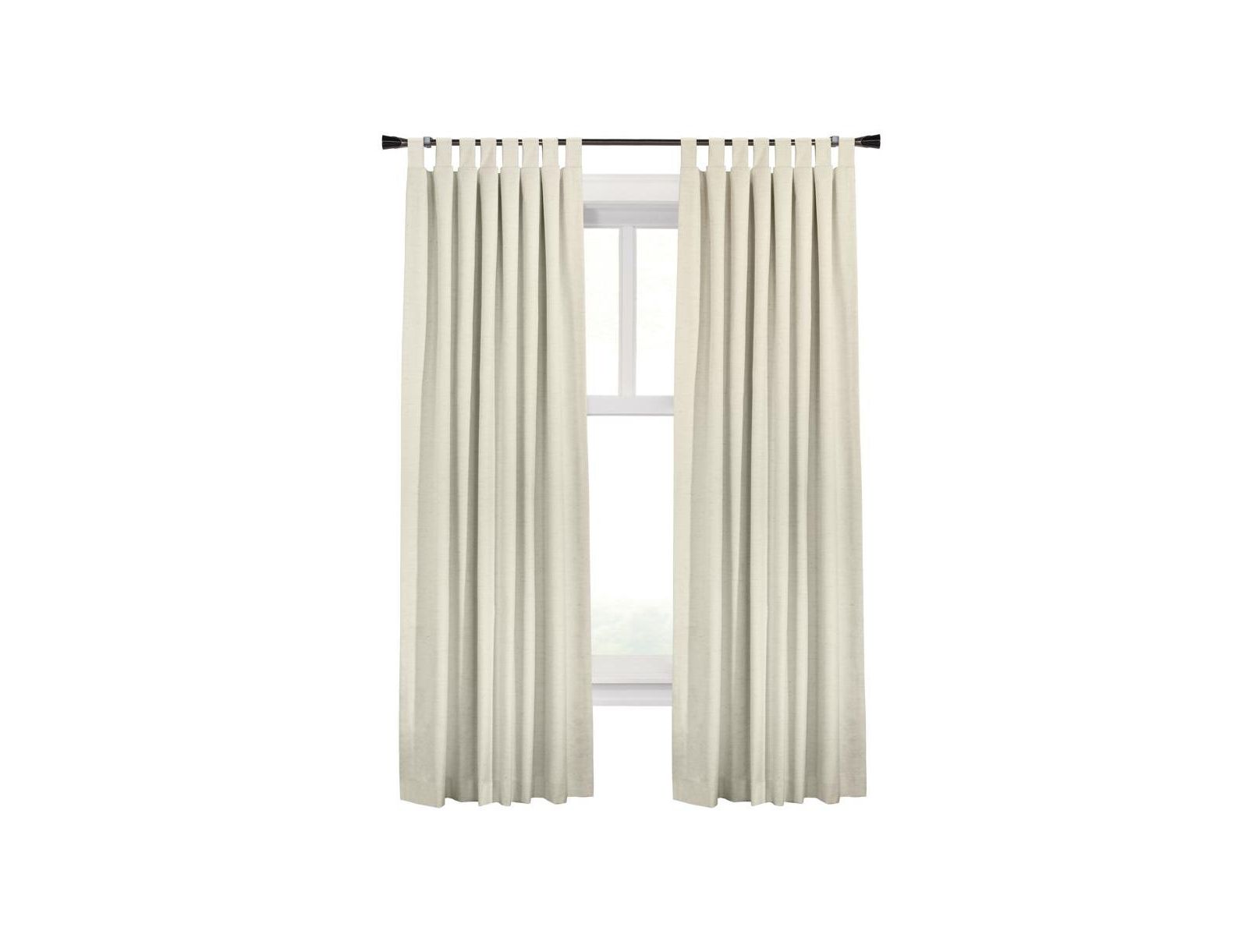 Thermaplus Ventura Blackout Window Treatment Tab Top Curtain Panel for Bedroom Livingroom 52" x 95"