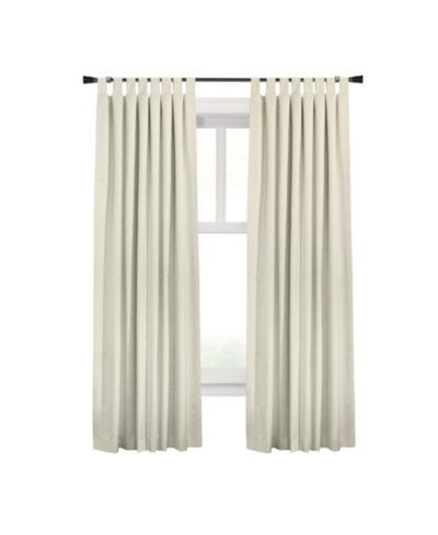 Thermaplus Ventura Blackout Window Treatment Tab Top Curtain Panel for Bedroom Livingroom 52" x 95"
