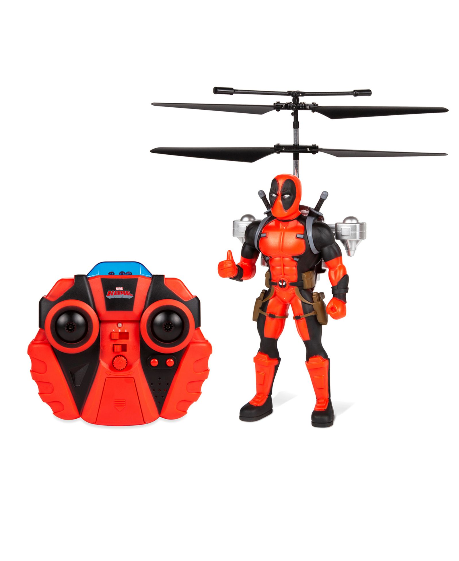 World Tech Toys Игрушечный вертолет Marvel Deadpool 2CH с реактивным ранцем