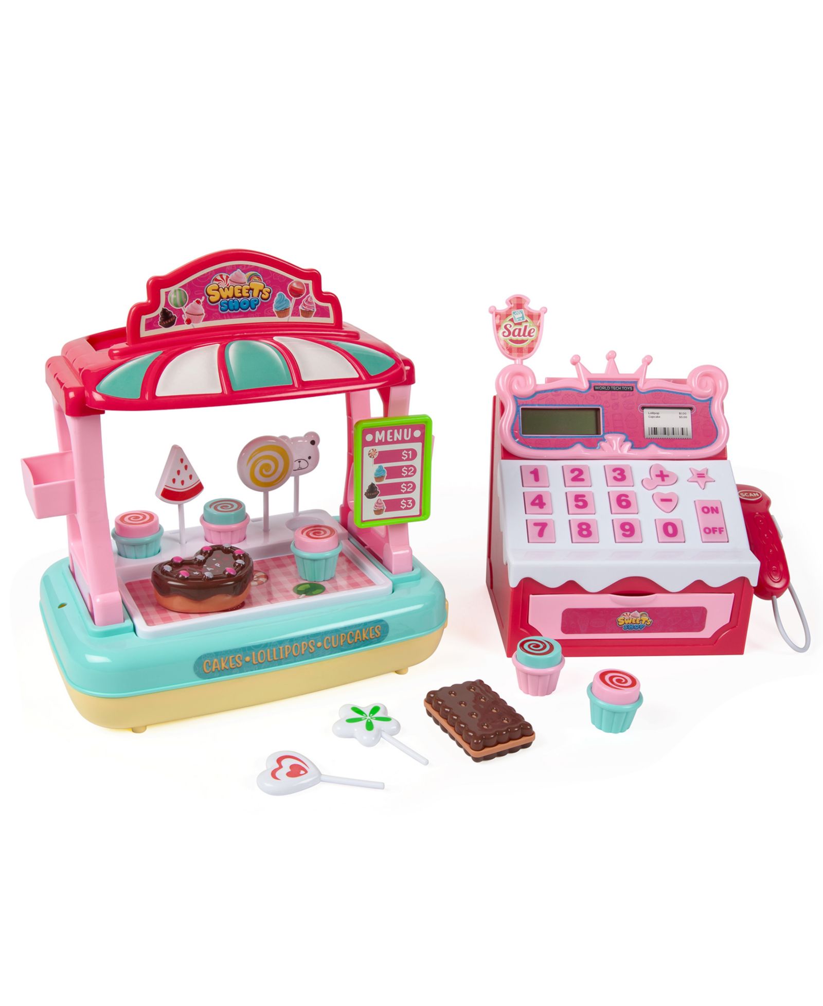 Игровой набор World Tech Toys Sweets Shop с кассовым аппаратом