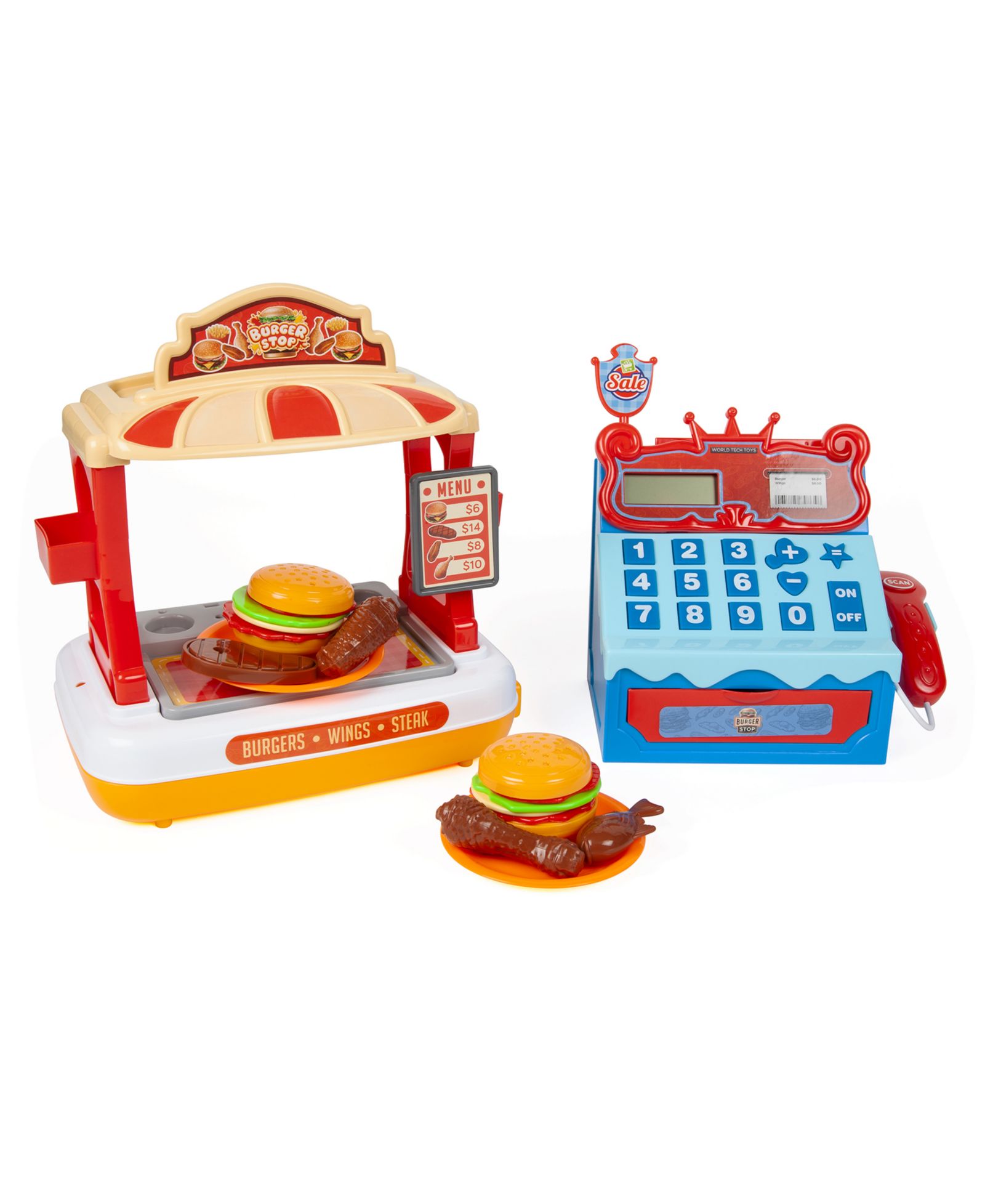 Игровой набор World Tech Toys Burger Shop с кассовым аппаратом