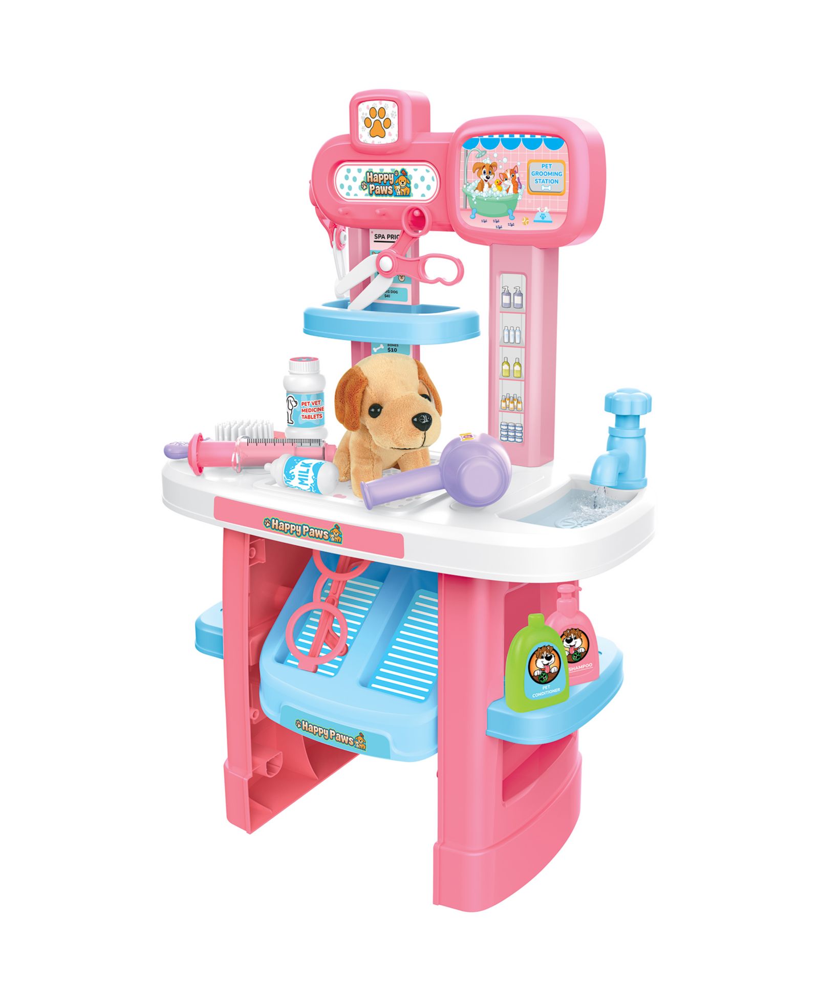 World Tech Toys Happy Paws Детский игровой набор для ухода за питомцами