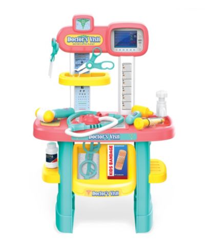 World Tech Toys Doctor's Visit Working Faucet 20-Piece Playset, Ages 3+