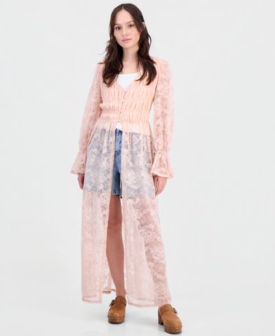 And Now This Women's Lace Duster Jacket, Macy's Exclusive