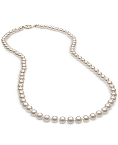 Ожерелье Belle de Mer 18" Cultured Freshwater Pearl (5mm) 14k Gold