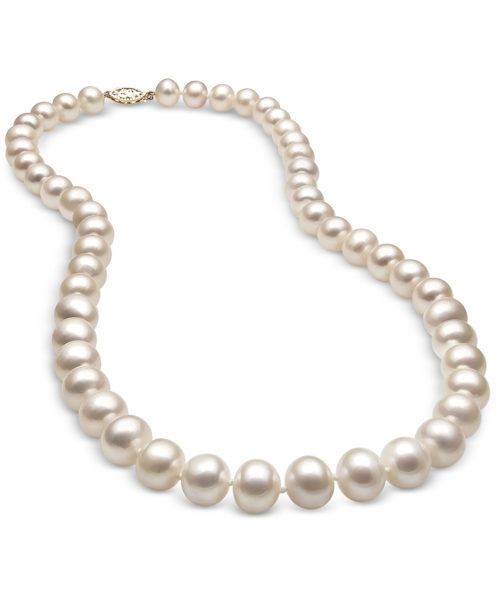 Ожерелье Belle de Mer Cultured Freshwater Pearl (8-1/2mm) в 14k Gold