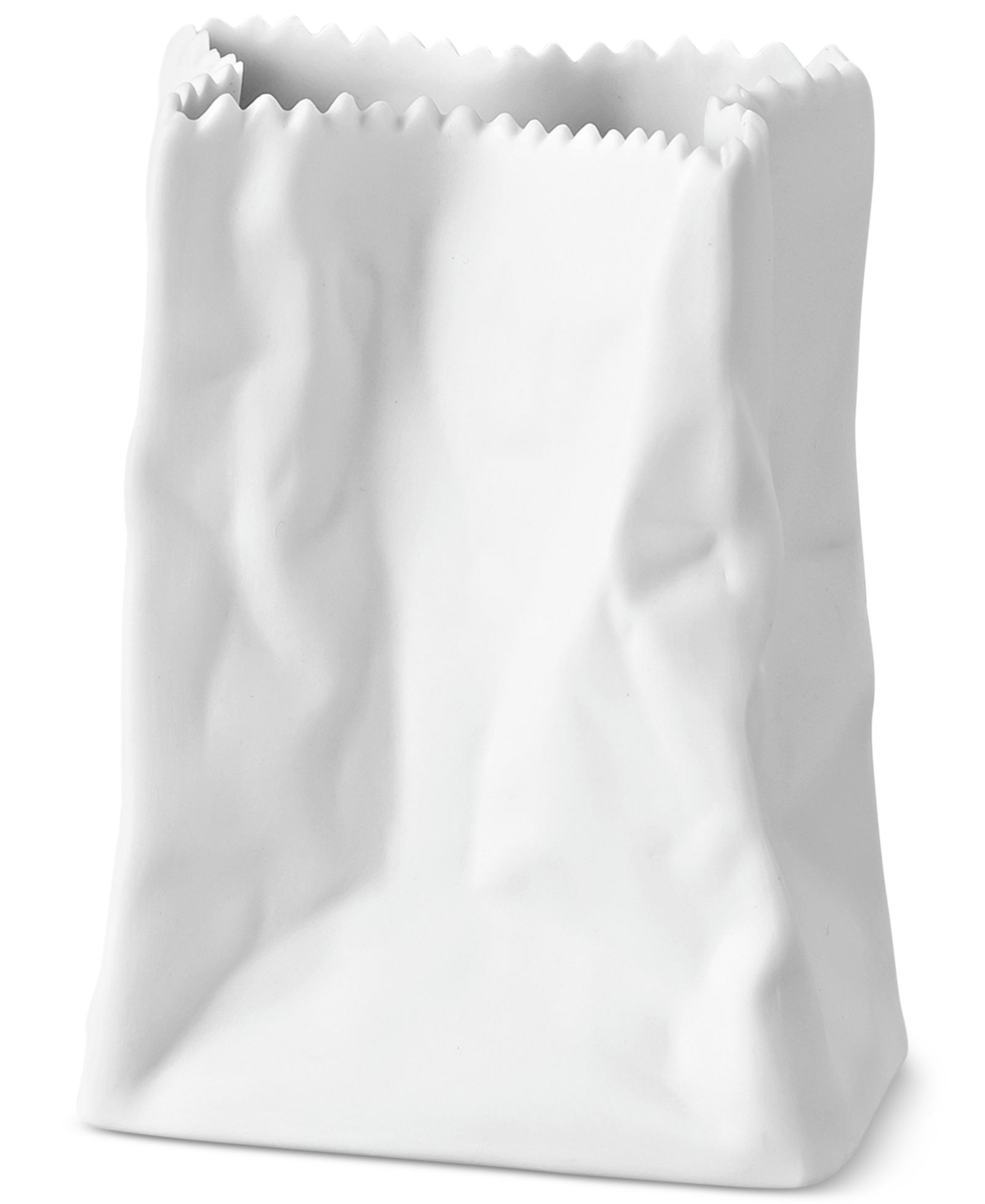 Rosenthal Porcelain White Bag Tütenvase Mini 3.5" Vase