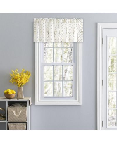 Ellis Curtain Deco Crushed Taffeta Rod Pocket Valance
