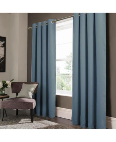 Olivia Gray штора Olivia Gray Anchorage Blackout Grommet Single, 54x90", Blue
