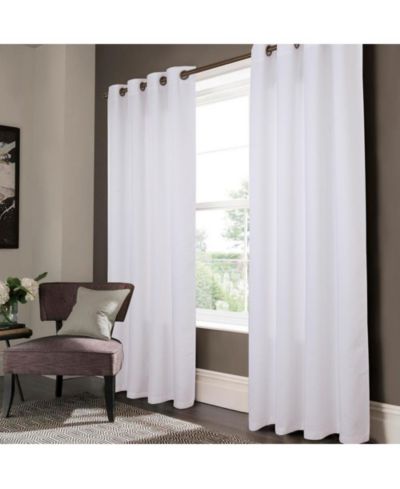 Olivia Gray Lynx Matte Embossed Blackout Grommet Single Panel 52x95"