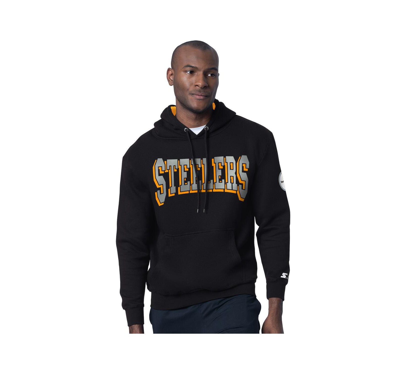 Мужское черное худи Starter Pittsburgh Steelers Thursday Night Gridiron