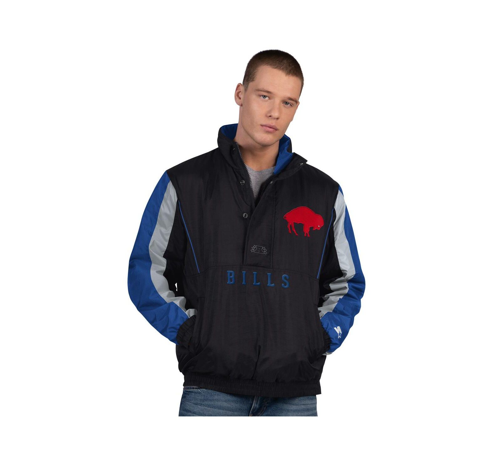 Мужская куртка Starter Buffalo Bills Thursday Night Gridiron Vintage Logo, черная