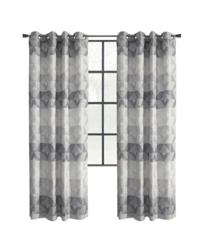 Legacy Commonwealth Jackson Grommet Curtain Panel - 52x84", Natural Grey
